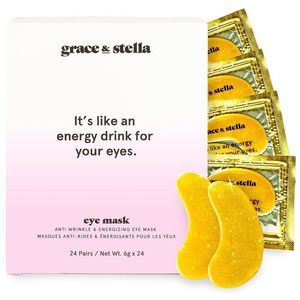 Grace & Stella Eye Mask Anti Wrinkle Energizing Eye Mask Gold Size 24 Pairs